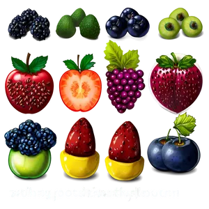 Cute Healthy Food Png 06252024 PNG Image