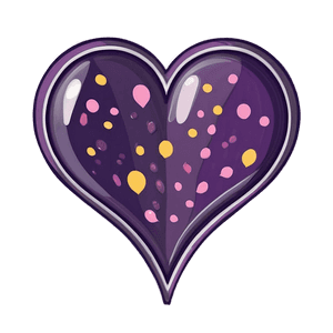 Cute Heart Illustration PNG 06202024 PNG