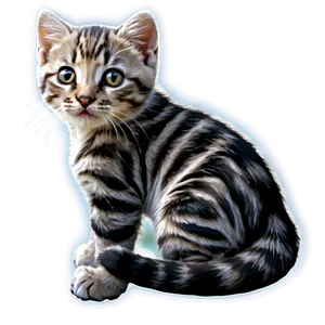 Cute Kitten Clipart Png Cko95 PNG Image