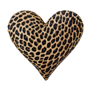 Cute Leopard Heart Picture Png 06282024 PNG Image