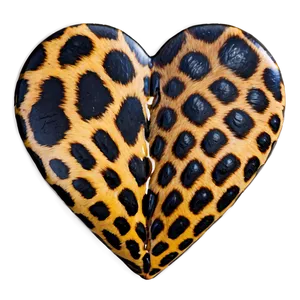 Cute Leopard Heart Picture Png 06282024 PNG Image