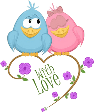 Cute Love Birds Clipart, HD Png Download PNG image with transparent background