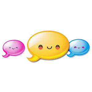 Cute Message Bubble Clipart Png Sxy PNG Image