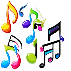 Cute Music Notes Png 06122024 PNG Image