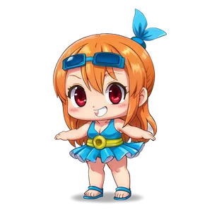 Cute Nami Chibi Png Ari PNG Image