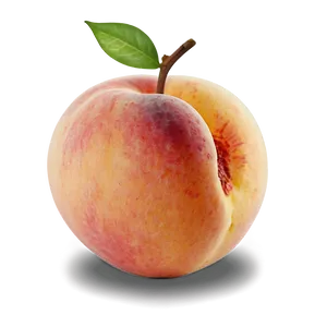 Cute Peach B PNG Image