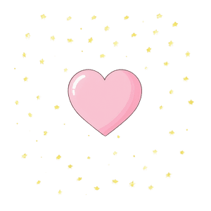 Cute Pink Heart Illustration PNG 05232024 PNG image with transparent background