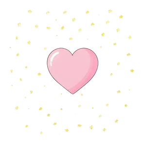 Cute Pink Heart Illustration Png 05232024 PNG Image