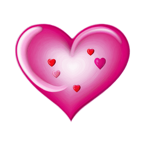 Cute Pink Heart Illustration PNG 67 PNG image with transparent background
