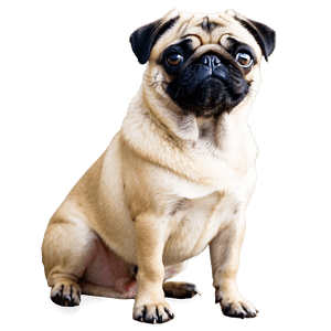 Cute Pug Dog PNG iwy41 PNG image with transparent background