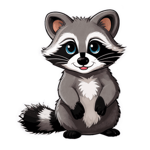 Cute Raccoon PNG 53 PNG image with transparent background
