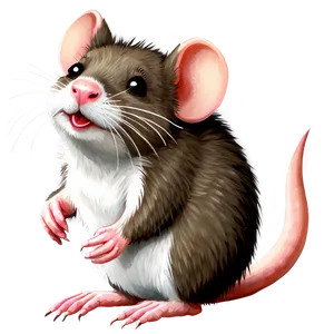 Cute Rat Clipart Png Jhj75 PNG Image