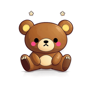 Cute Rilakkuma Bear PNG lsa PNG image with transparent background
