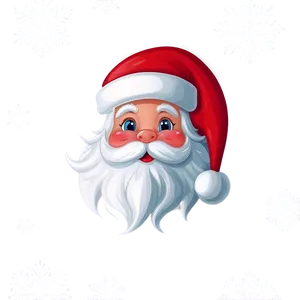 Cute Santa Face Png Kea PNG Image