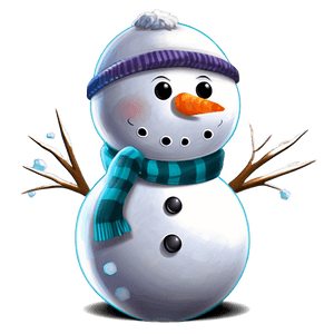 Cute Snowman Cartoon PNG qyw78 PNG image with transparent background