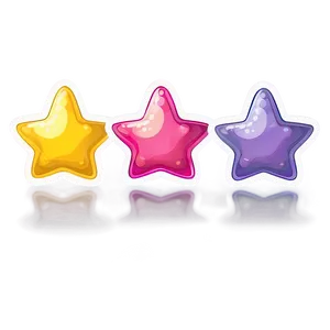 Cute Star Sticker Png 8 PNG Image