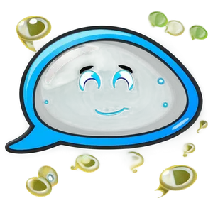 Cute Talk Bubble Png Gyh33 PNG Image