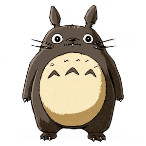 Cute Totoro Character PNG 16 PNG image with transparent background