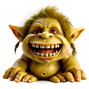 Cute Troll Figure PNG fas PNG image with transparent background