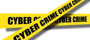 Cyber Crime Warning Tape PNG Image