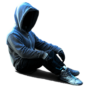 Cyber Hacker Silhouette PNG 06112024 PNG image with transparent background