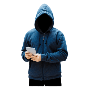 Cyber Hacker Silhouette PNG xck PNG image with transparent background