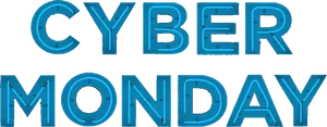 Cyber Monday Text Logo PNG Image