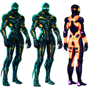 Cyber Villain Concept PNG hpa74 PNG