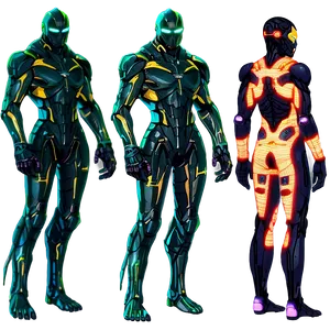 Cyber Villain Concept Png Hpa74 PNG Image