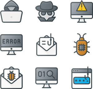 Transparent Cyber Crime Icon, HD Png Download PNG