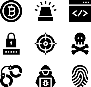 Cybersecurity Icons Set PNG image with transparent background