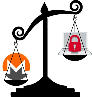 Cybersecurityvs Privacy Balance PNG Image