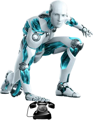 Cyborg Ready For Action.png PNG Image