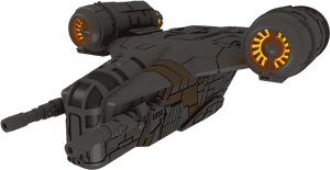 Cyep8vq - Mandalorian Ship 3d Model, HD Png Download PNG image with transparent background