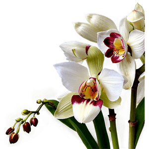 Cymbidium Orchid PNG 05242024 PNG