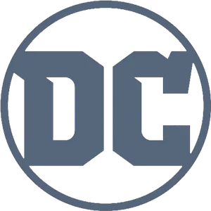 D C Comics Logo Blue Background PNG Image