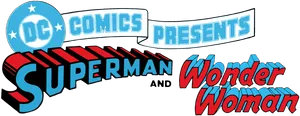 D C Comics Presents Supermanand Wonder Woman PNG Image