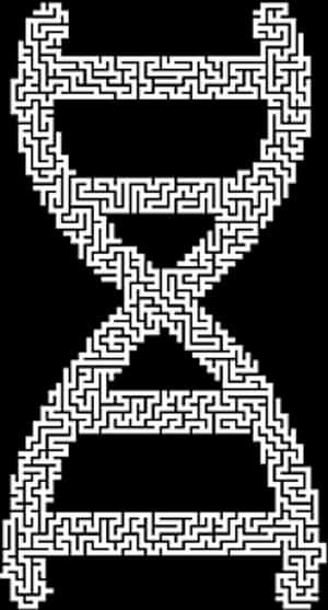 D N A Maze Artwork PNG