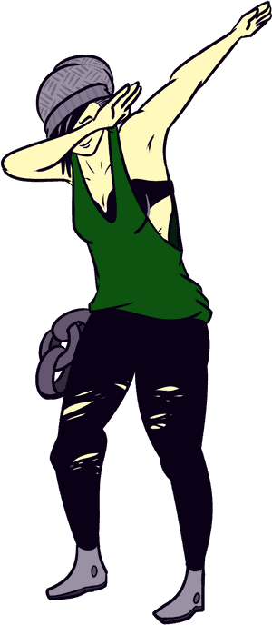Dabbing Survivor Dead By Daylight PNG image with transparent background