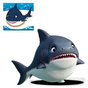 Daddy Shark Art Png Qvy68 PNG Image