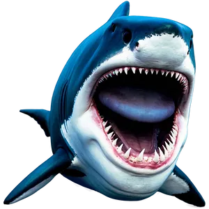 Daddy Shark Blue Png Yya PNG Image