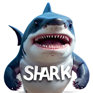 Daddy Shark Cute Png Wxb PNG Image