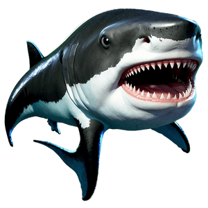 Daddy Shark Illustration PNG mxs77 PNG