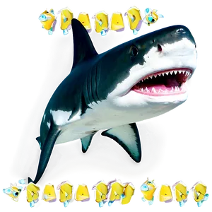 Daddy Shark Party Png Jrn PNG Image