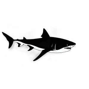 Daddy Shark Silhouette PNG 06212024 PNG
