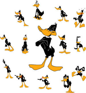 Daffy Duck Characters - Looney Tunes Angry Daffy Duck, HD Png Download PNG image with transparent background