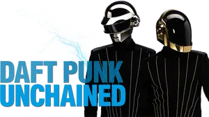 Daft_ Punk_ Unchained_ Promotional_ Art PNG Image