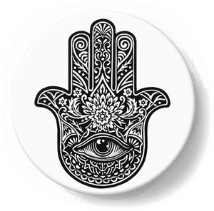 Dailyobjects Hamsa The Hand Of God Designer Popholder - Hamsa Png, Transparent Png PNG image with transparent background