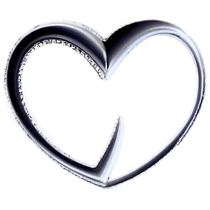 Dainty Heart Drawing Png Jnw73 PNG Image