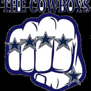 Dallas Cowboys Fist With Stars Logo PNG image with transparent background